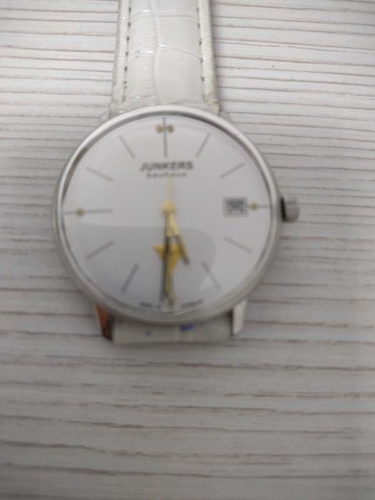 Oferta! CEAS JUNKERS BAUHAUS Cadran alb, 6073 - 4