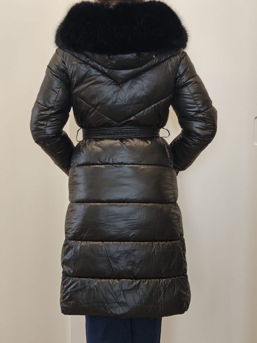 Geaca lunga neagra Etic