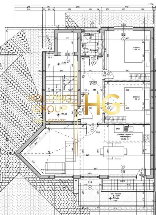 3-стаен в Варна-Виница площ 109 цена 163125