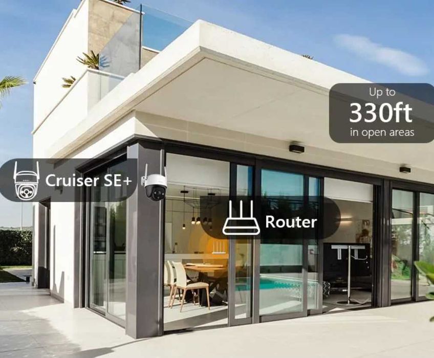 Въртяща IP камера Dahua IMOU Cruiser SE 5MP Wi-Fi PTZ +24м Гаранция