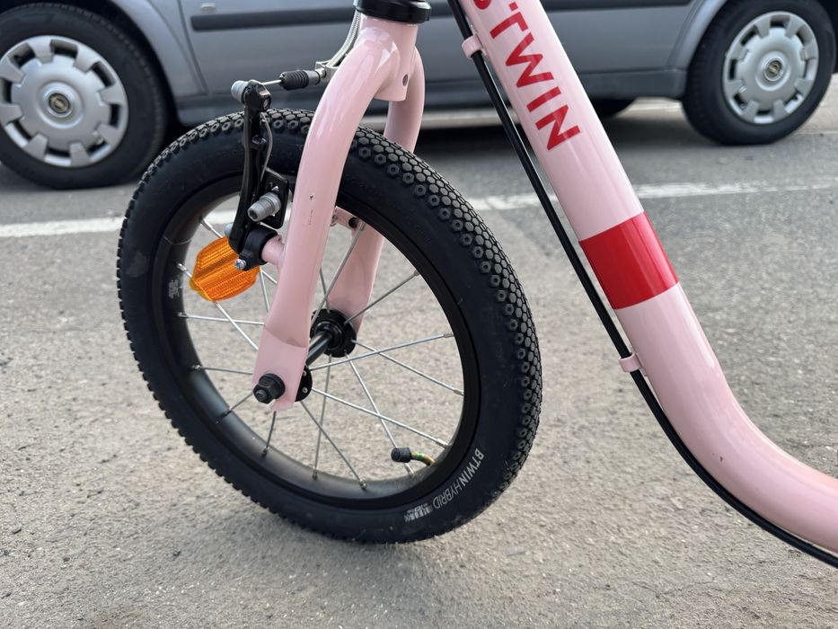 Bicicleta 14”, copii 90-110 cm, roz