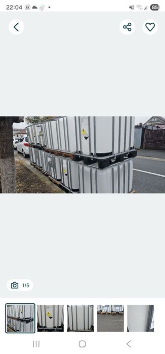 Vand IBC 600 l in stare foarte buna, ca NOU