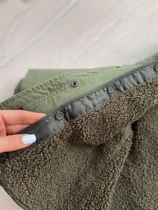 Детско яке парка с дебела подплата и пух