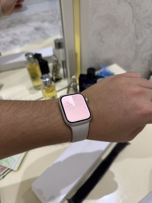 Apple watch 8/45mm. Идеал холатда. Коробка документ. Гарантия-100%.