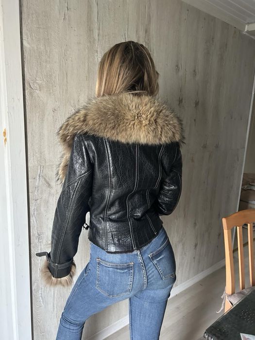 Кожено палто от естествена кожа