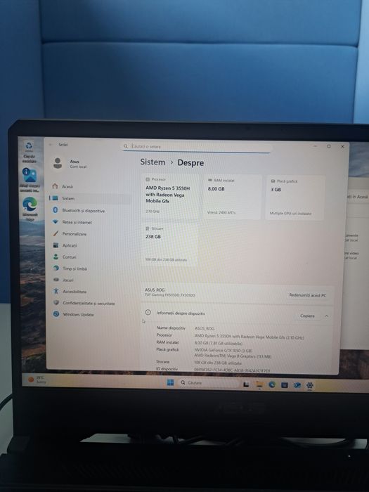 Laptop Gaming ASUS ROG FX505D