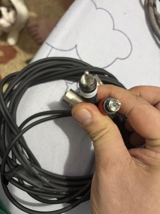 Cablu audio profesional adam hall rca la xlr