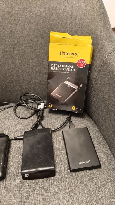 Hard Disk-uri Externe (Seagate & Intenso) – Stare 100% Sănătate (Puțin folosite) 500gb -1000gb Suceava