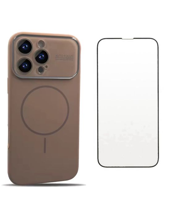 Iphone 17 AIR PRO MAX - Husa Magnetic Autofocus + Folie Sticla