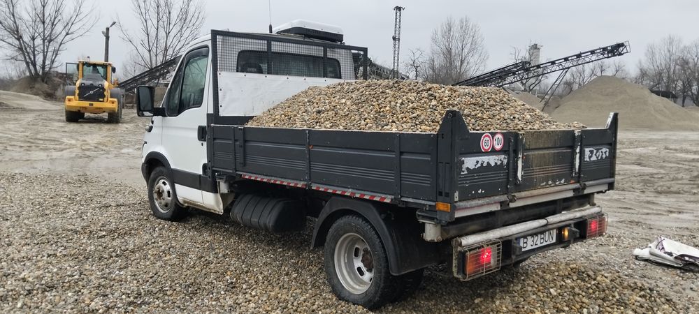 Transport, agregate balastiera, nisip pietris