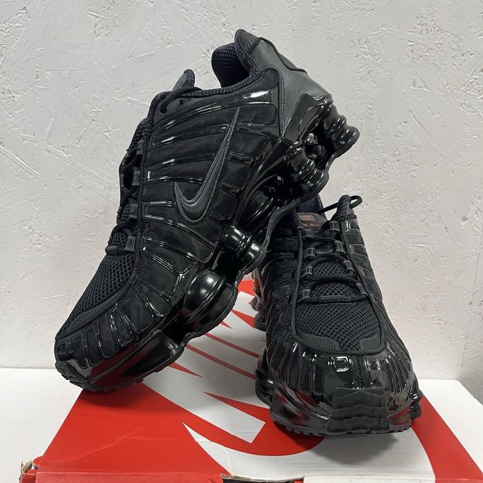 !НОВИ! Nike Shox TL | Triple Black | + КУТИЯ