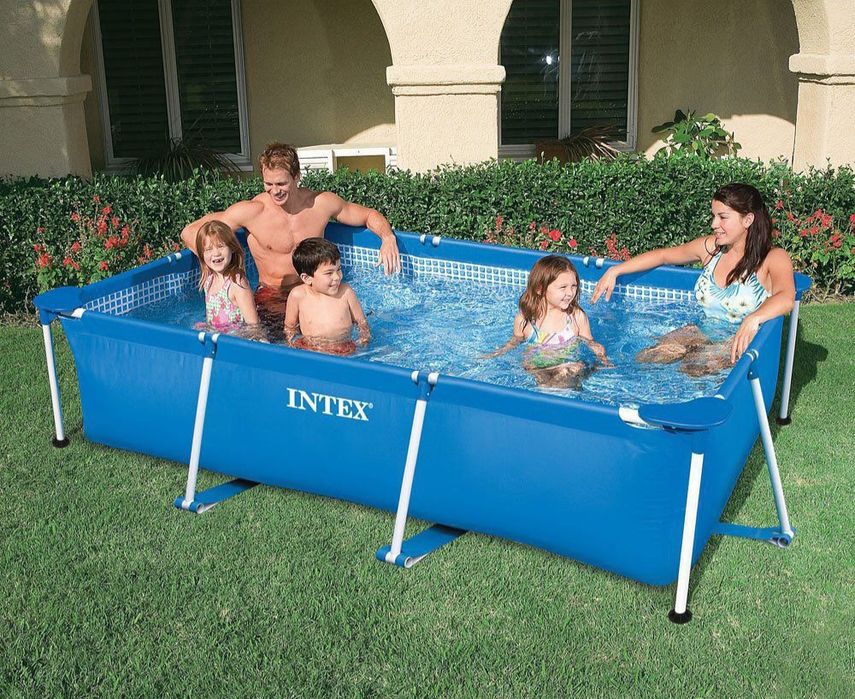 INTEX каркасный бассейн BASEN стойка 220×150×60 300x200x75 baseyn