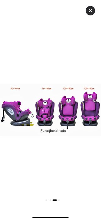 Scaun auto TWT Plus iSize Buf Boof 40-150 cm