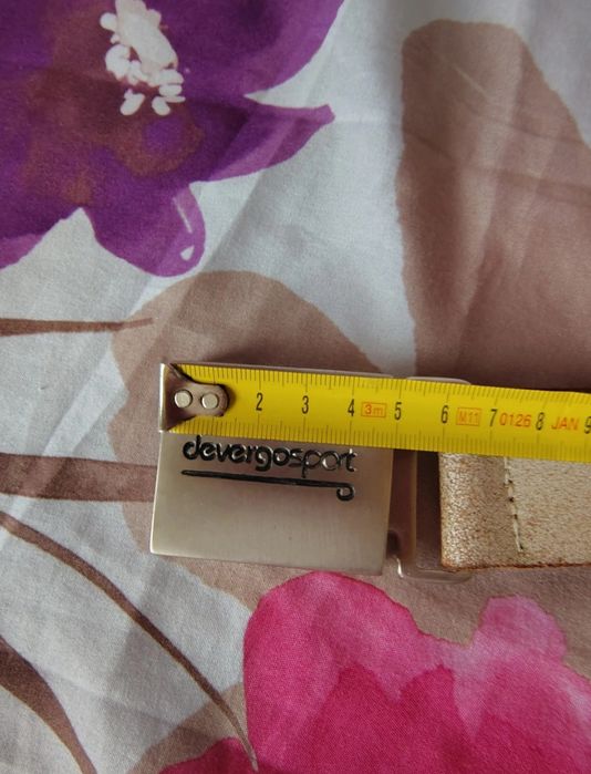 Curea de piele naturală Devergosport , 105 cm lungime