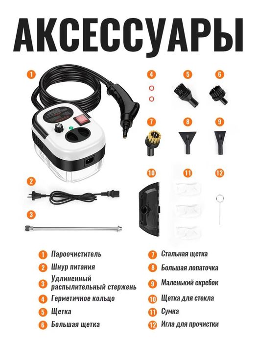 Пароочититель для дома,машины