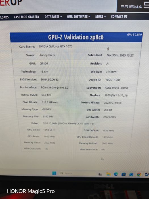 Asus rog strix gtx 1070 gaming oc