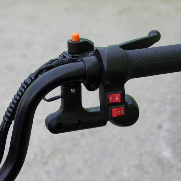 Двуместна CARGO електрическа триколка Max Motors CARGO LUX 1500W BROWN