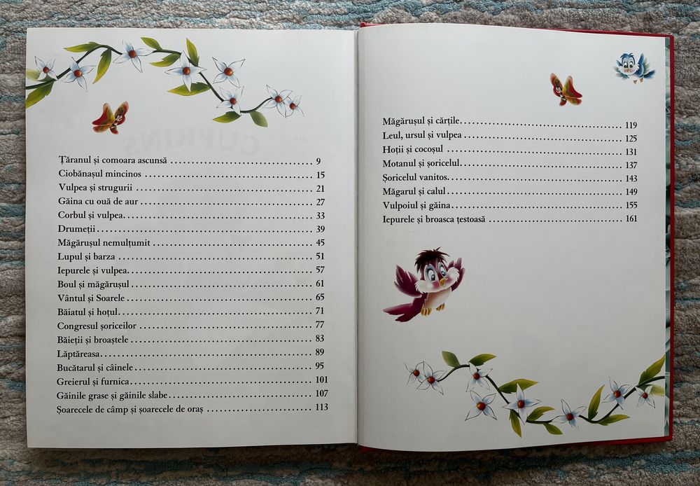 Fabulele lui Escop - lectii nemuritoare pentru copii, ilustratii incantatoare