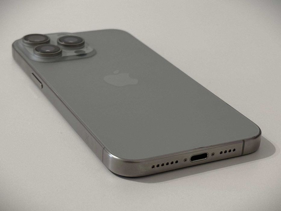 Бартер! Като НОВ! 512GB iPhone 15 Pro Max 512GB Natural Titanium