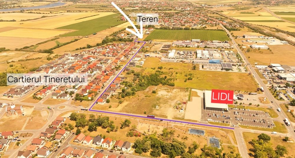 Teren de vânzare – Oradea, Cartierul Tineretului – 425 mp