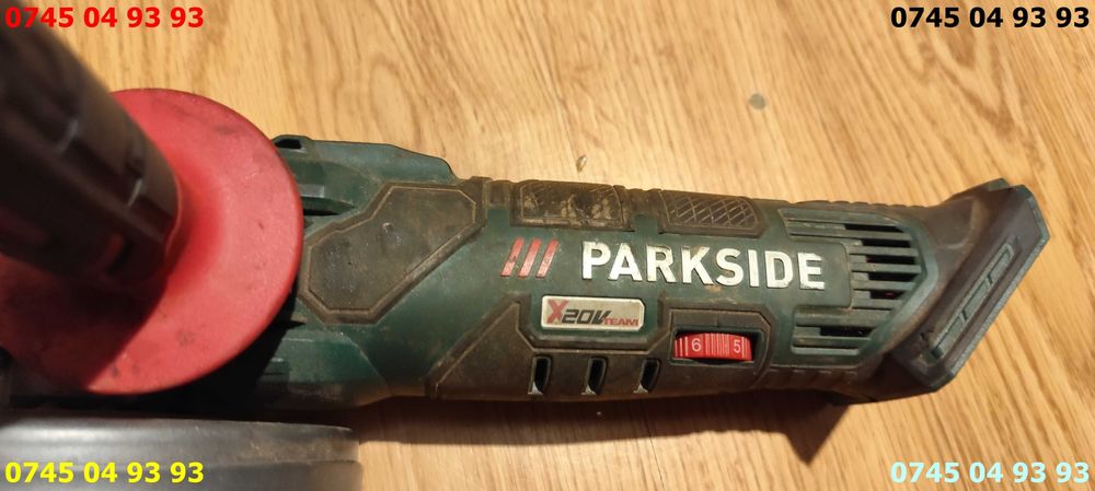 flex polizor unghiular PARKSIDE 20v functional se vinde ca in poze