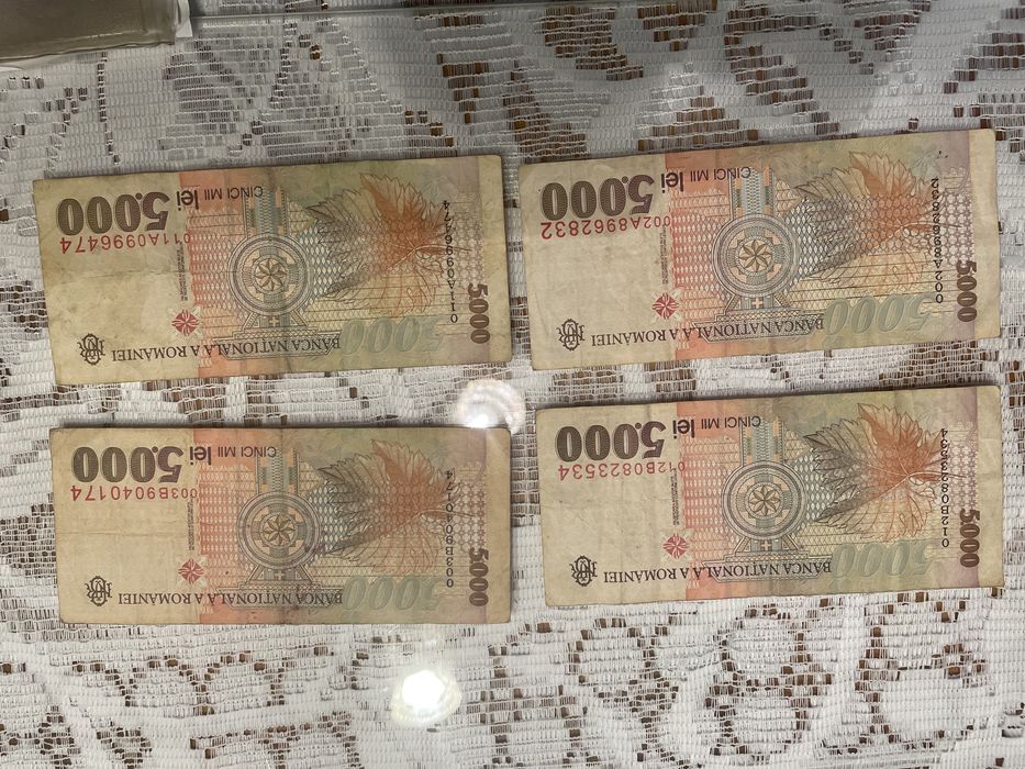 Bancnota de 5000 lei din 1998 Lucian Blaga 007A