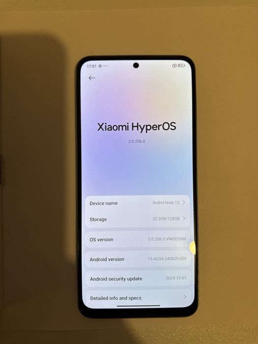 Xiaomi Note 12 4g