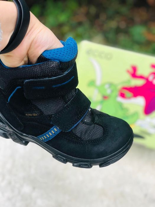 Ghete baiat ECCO-marimea 28,,inter18cm,Piele,impermeab,ca Geox,Salomon