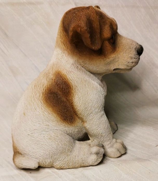 Figurină decorativă câine realistic Colecția Leonardo, rășină acrilică