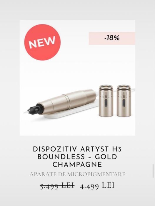 Aparat dermopigmentare Artyst H3