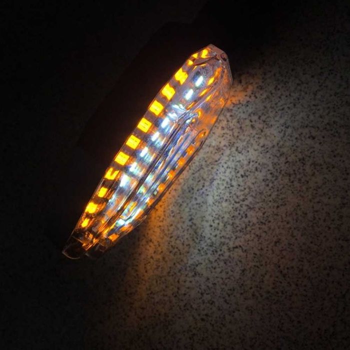 Универсални LED мигача за Мотор с дневна светлина - 2 броя.