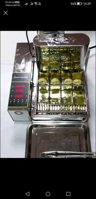 Гаранция ! Нова Автоматична машина за казанлъшки понички 4 дюзи