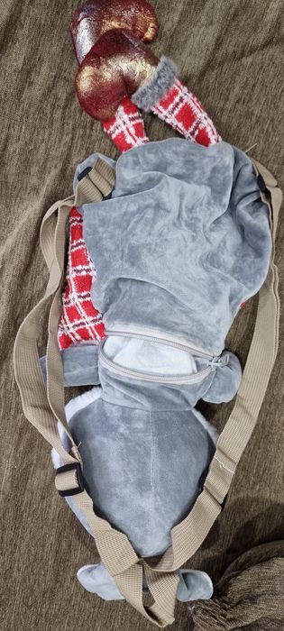 Зайчик мягкий Рюкзак)