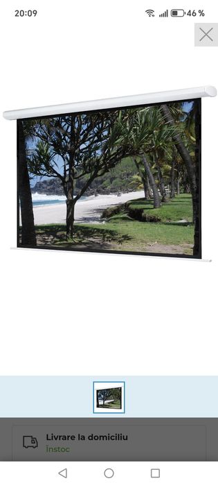 Ecran electric profesional de proiectat(Videoproiector