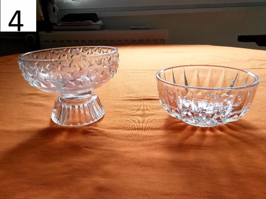 Нови кристална купа, ордьоври, чинии, пепелник