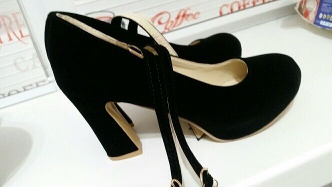 Туфли женские замшевые