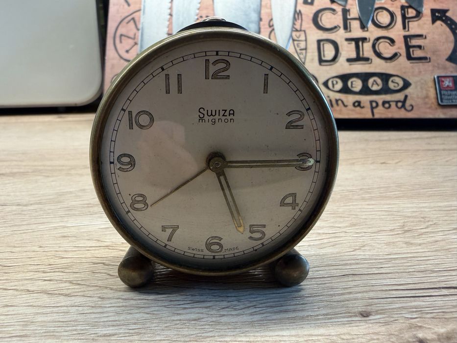 Ceas Swiza Mignon elvetian de masa birou alama