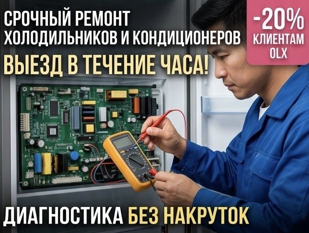 Ремонт холодильников и сплит-систем. Профессионально кондиционеров