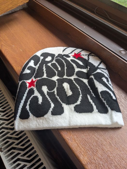 White and Black Gravity Vision Beanie