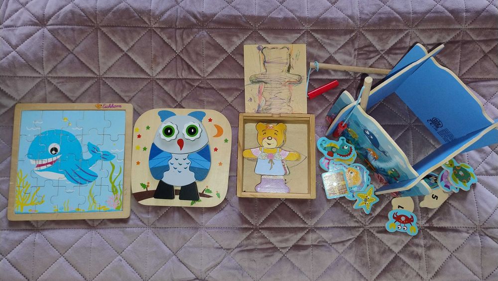 Лот дървени играчки 15лв