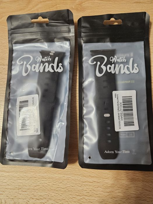 2бр. Черни силиконови каишки за Apple watch ultra