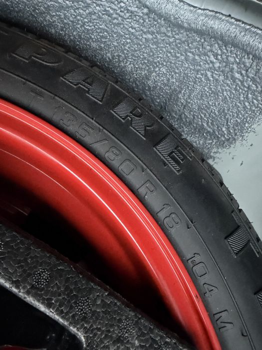 Kit Roata De Rezerva Cric Cheie Roata Slim Ingusta 135/80/R18 Mica Pana Jaguar XF XJ XE Range Rover Sport 2009-