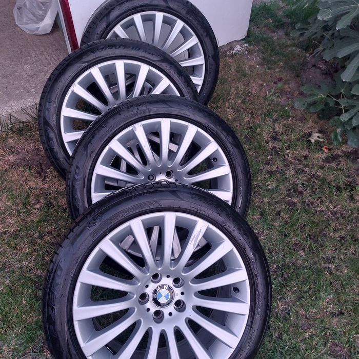 Vand jante BMW  + cauciucuri Pirelli - set complet