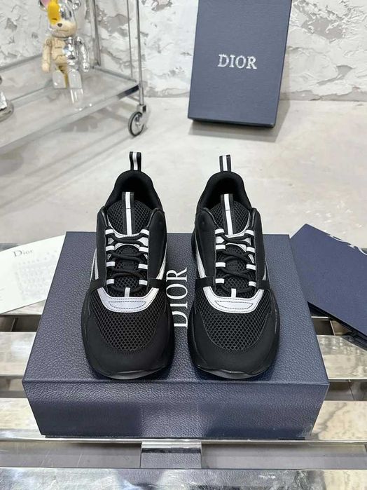 Dior B22 Black Calfskin