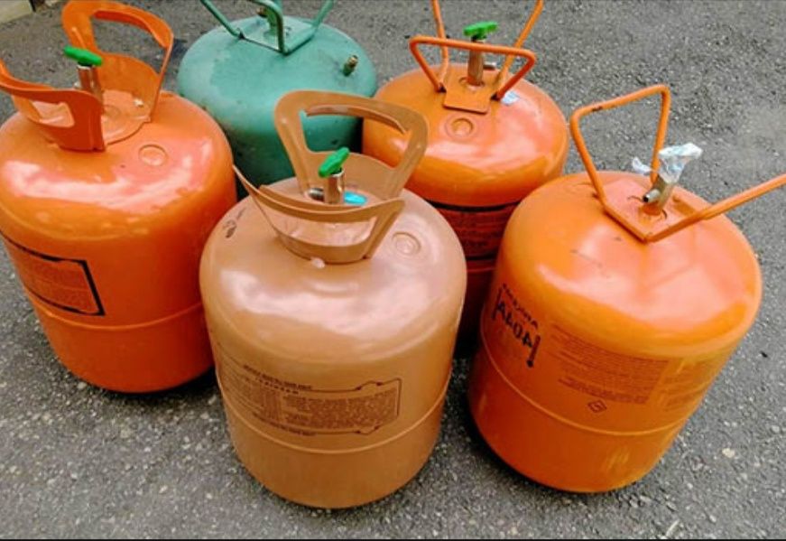 Балоны пустые из под фриона