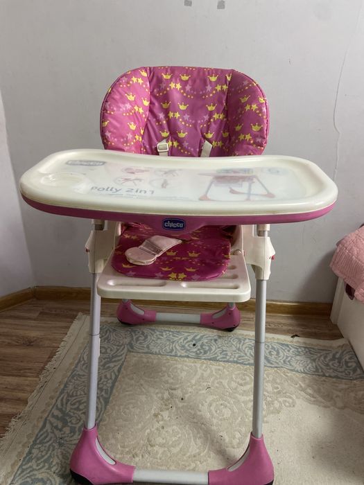 Детский стульчик для кормления Chicco Polly 2in1