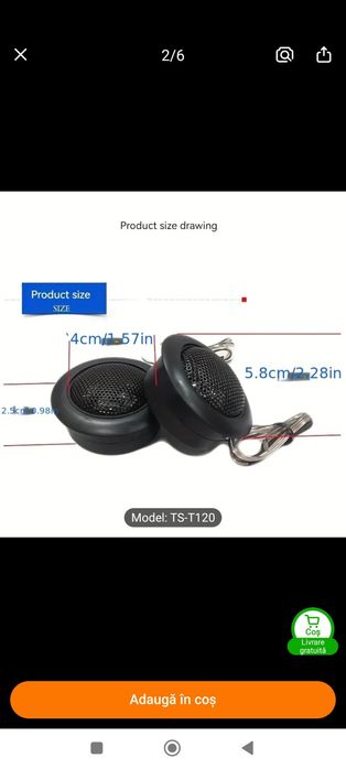 Tweetere audio pentru mașină