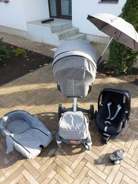 Carucior Stokke Xplory V3 4in1 (cu suport ISOFIX)