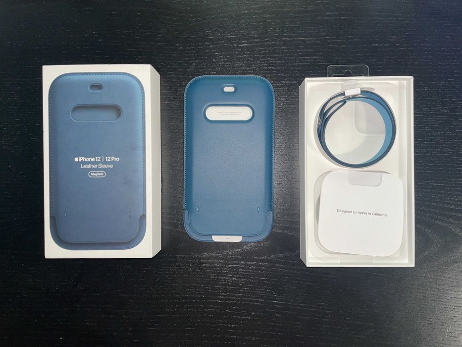 iPhone 12 / 12 pro Apple Leather Sleeve