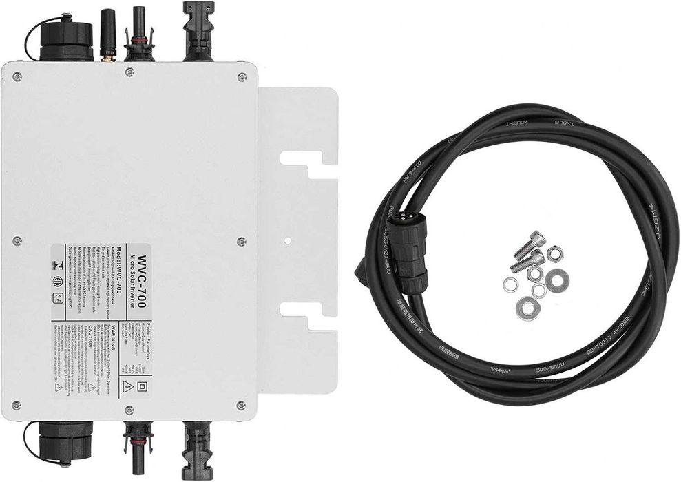 REDUS de la 1070RON, Micro Inverter solar 700W, conectivitate WiFi + APP, 99.5 Eficenta conversie